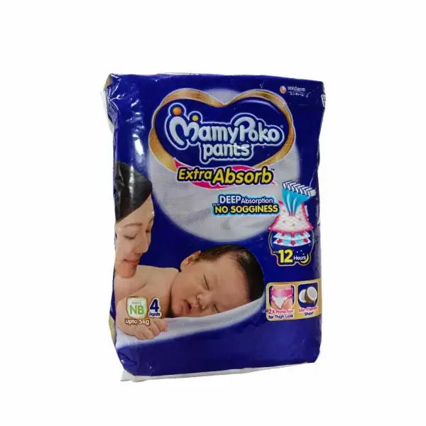 MamyPoko Pants (0-5Kg) NB4 (10 Pack Bundle)