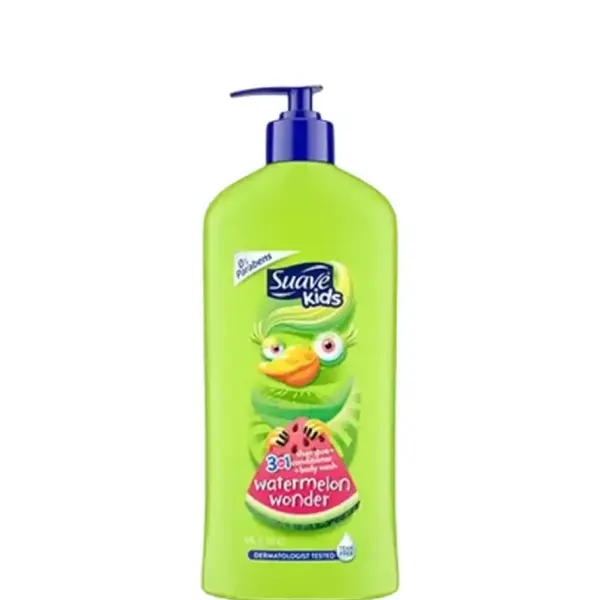 Suave Kids 3in1 Shampoo + Conditioner + Silly Apple Body Wash - 532ml