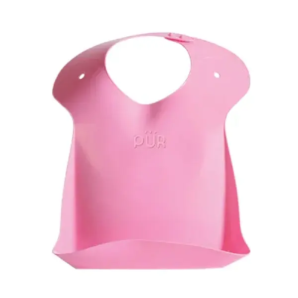 Pur Baby Plastic Bib (Pink)